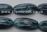 CAP335 15.5 inches 15*30mm oval natural apatite gemstone beads