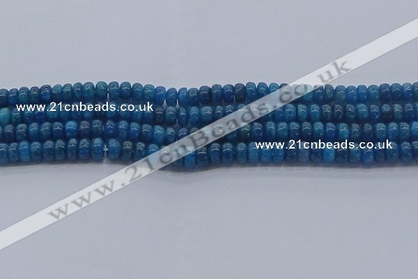 CAP369 15.5 inches 4*6mm rondelle apatite gemstone beads