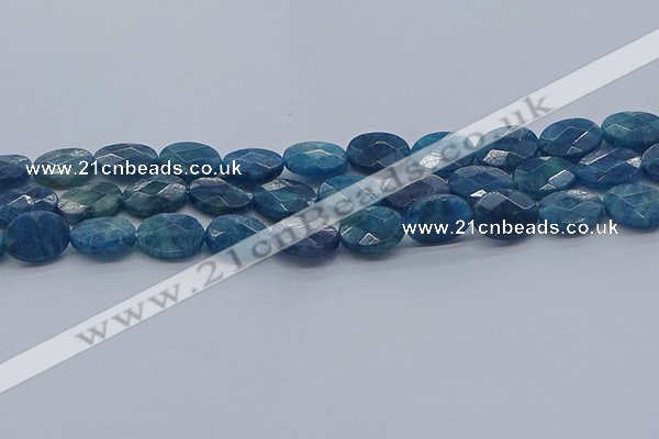 CAP390 15.5 inches 10*14mm faceted oval apatite gemstone beads