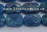 CAP396 15.5 inches 10*14mm faceted rectangle apatite gemstone beads