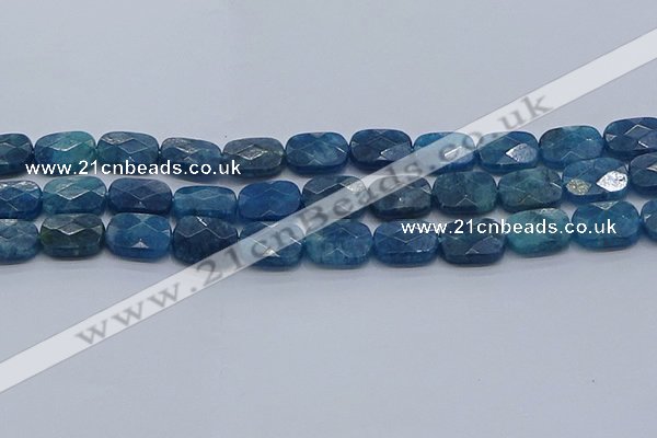 CAP396 15.5 inches 10*14mm faceted rectangle apatite gemstone beads