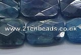 CAP399 15.5 inches 15*20mm faceted rectangle apatite gemstone beads