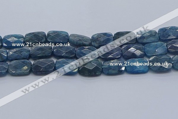 CAP399 15.5 inches 15*20mm faceted rectangle apatite gemstone beads