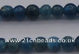 CAP400 15.5 inches 4mm round A grade natural apatite beads