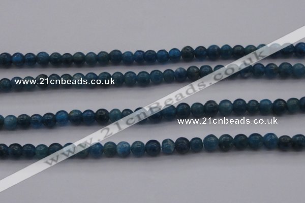 CAP400 15.5 inches 4mm round A grade natural apatite beads