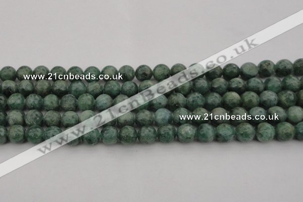 CAP501 15.5 inches 8mm round natual green apatite beads