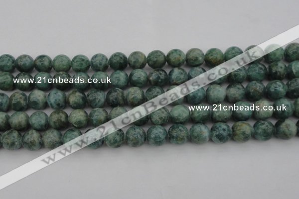 CAP502 15.5 inches 10mm round natual green apatite beads