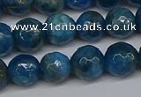 CAP522 15.5 inches 8mm faceted round apatite gemstone beads