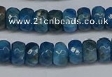 CAP529 15.5 inches 4*7mm faceted rondelle apatite gemstone beads