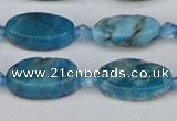 CAP551 15.5 inches 8*16mm oval apatite gemstone beads