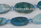 CAP552 15.5 inches 10*18mm oval apatite gemstone beads