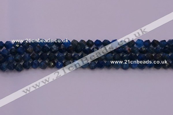 CAP561 15.5 inches 6mm faceted nuggets apatite gemstone beads