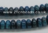 CAP58 15.5 inches 6*10mm rondelle dyed apatite gemstone beads wholesale