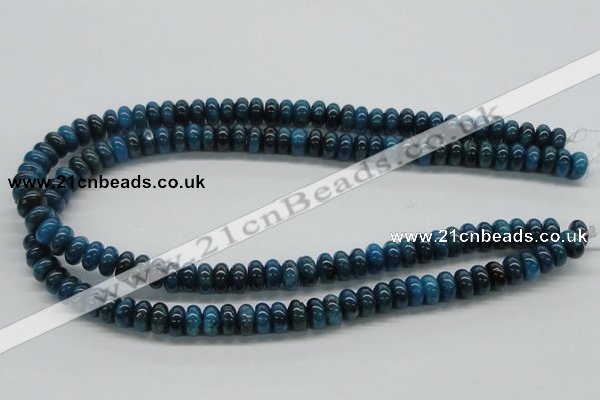 CAP58 15.5 inches 6*10mm rondelle dyed apatite gemstone beads wholesale