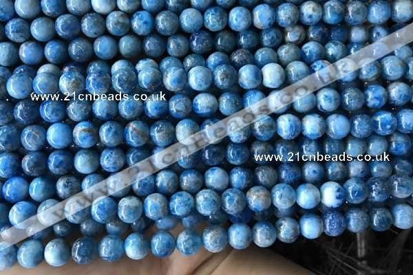 CAP583 15.5 inches 6mm round apatite gemstone beads