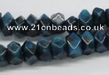 CAP60 15.5 inches 6*12mm faceted rondelle dyed apatite gemstone beads