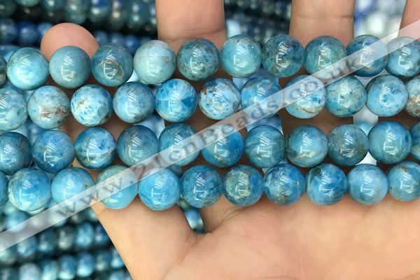 CAP601 15.5 inches 10mm round natural apatite beads wholesale