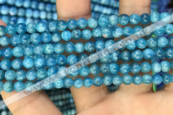 CAP605 15.5 inches 5mm round natural apatite gemstone beads