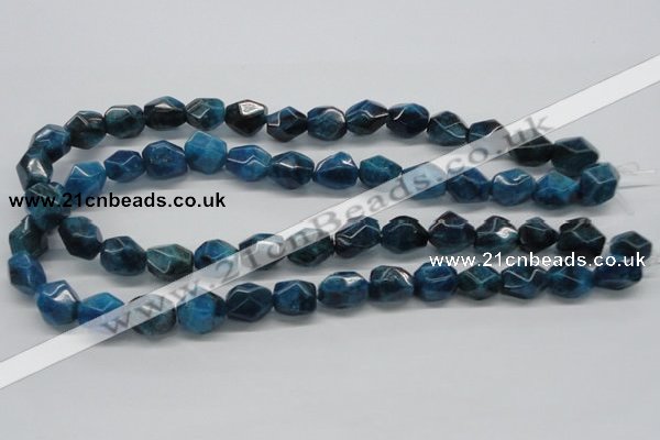 CAP61 15.5 inches 13*15mm nugget dyed apatite gemstone beads wholesale