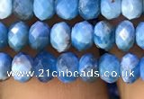 CAP616 15.5 inches 3*5mm faceted rondelle apatite gemstone beads