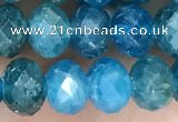 CAP619 15.5 inches 5*7mm - 5*8mm faceted rondelle apatite beads