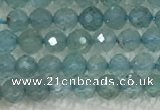 CAP620 15.5 inches 2mm faceted round tiny apatite gemstone beads