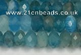 CAP624 15.5 inches 2.5*4mm faceted rondelle apatite beads