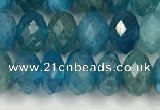 CAP625 15.5 inches 4*6mm faceted rondelle apatite beads