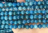 CAP652 15.5 inches 8mm round natural apatite beads wholesale