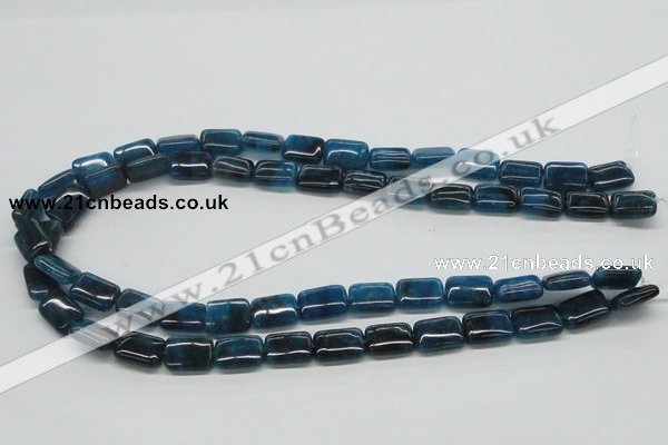 CAP69 15.5 inches 10*14mm rectangle dyed apatite gemstone beads