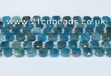 CAP701 15.5 inches 8mm faceted square apatite beads