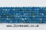 CAP705 15.5 inches 6mm faceted round apatite gemstone beads wholesale