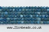 CAP706 15.5 inches 8mm faceted round apatite gemstone beads wholesale