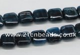 CAP71 15.5 inches 10*10mm square dyed apatite gemstone beads wholesale