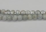 CAQ100 15.5 inches 4mm round AB grade natural aquamarine beads