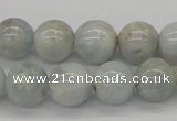 CAQ106 15.5 inches 16mm round AB grade natural aquamarine beads