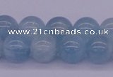 CAQ125 15.5 inches 12mm round AAA grade natural aquamarine beads