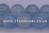CAQ127 15.5 inches 16mm round AAA grade natural aquamarine beads