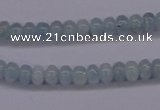 CAQ136 15.5 inches 3*4mm rondelle natural aquamarine beads