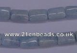 CAQ152 15.5 inches 8*12mm rectangle natural aquamarine beads