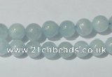 CAQ201 15.5 inches 8mm round natural aquamarine beads wholesale