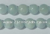 CAQ203 15.5 inches 12mm round natural aquamarine beads wholesale