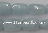 CAQ415 8*12mm – 18*28mm faceted nuggets natural aquamarine beads