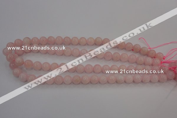 CAQ482 15.5 inches 8mm round natural pink aquamarine beads