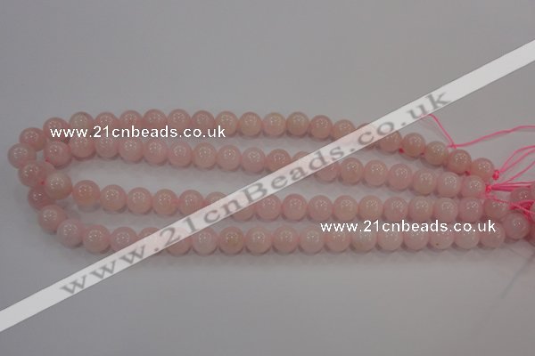 CAQ483 15.5 inches 10mm round natural pink aquamarine beads