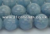 CAQ521 15.5 inches 10mm round AA grade natural aquamarine beads