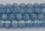 CAQ535 15.5 inches 4mm round AAA grade natural aquamarine beads