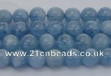 CAQ535 15.5 inches 4mm round AAA grade natural aquamarine beads