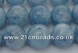 CAQ540 15.5 inches 14mm round AAA grade natural aquamarine beads