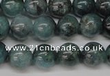 CAQ603 15.5 inches 10mm round aquamarine gemstone beads